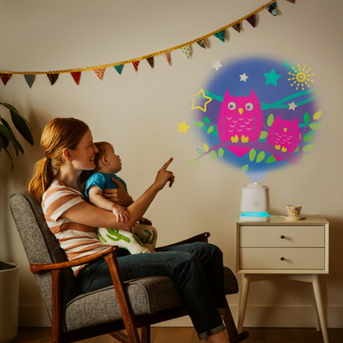 Munchkin nursery projector and sound system